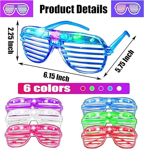 LED Shutter Shades (30 Pcs.)