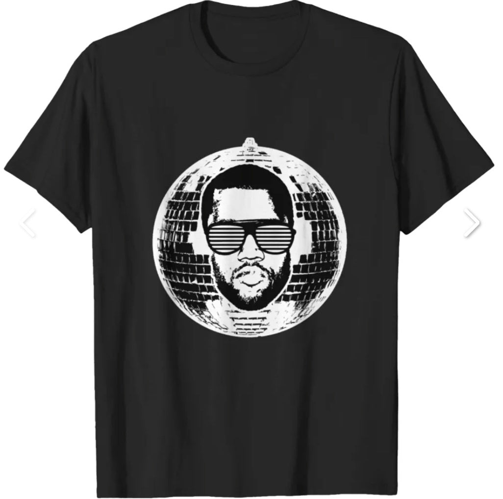 Banksy Ye Stencil Mirrorball Shutter Shades T-Shirt (Various Colors) [Link to purchase in product description]