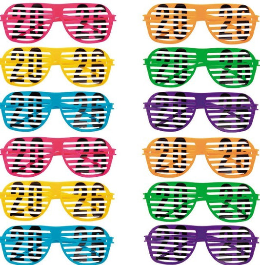 "2026" Shutter Shades (12 Pcs.)